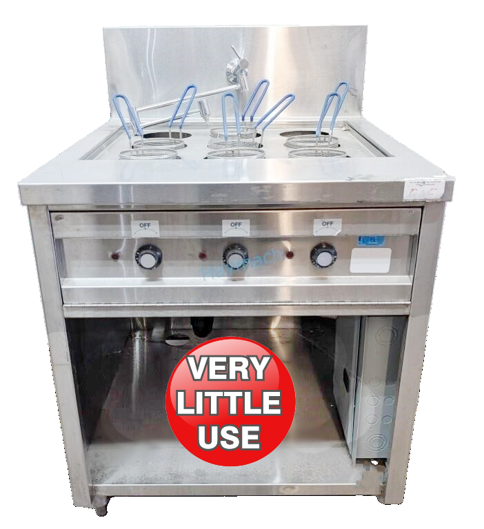 Used COMMERCIAL PASTA COOKER W/ WATER FAUCET 34"