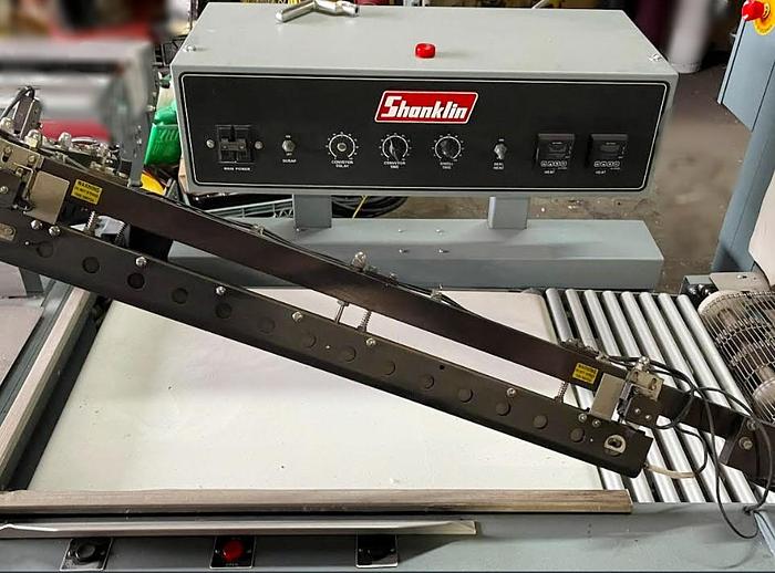 Used Shanklin heat tunnel shrink wrapper - with L Bar Sealer - Reduced to clear -