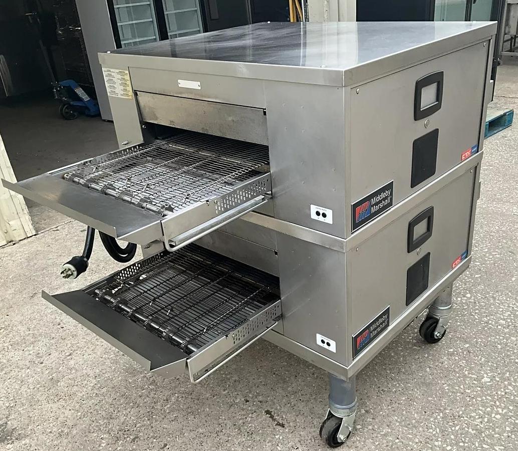 Used 2022 CTX Middleby Marshall DZ33T Infrared Radiant conveyor pizza double oven