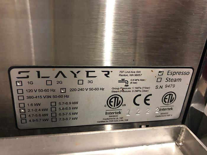 Used Slayer 1G Espresso Machine