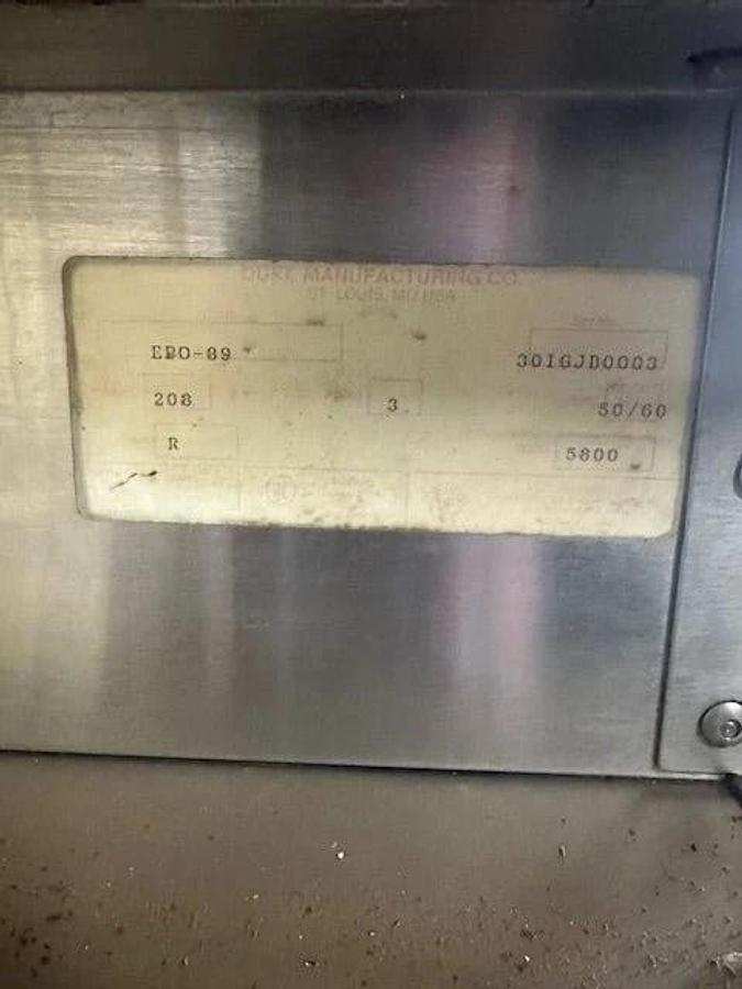 Used DUKE ELECTRIC 3PH 2 IN 1 TOP OVEN AND BOTTOM PROOFER BAKING OVEN STATION