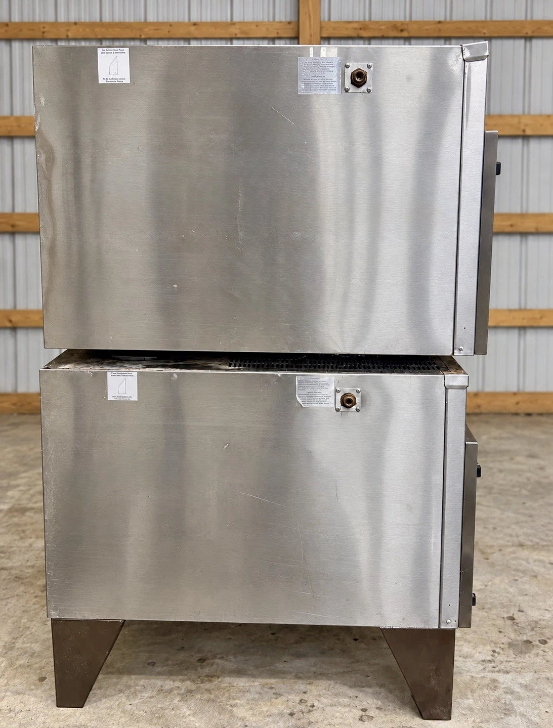 Used BAKERS PRIDE - Double stack PIZZA OVENS PICK UP OR DELIVERY Good stones