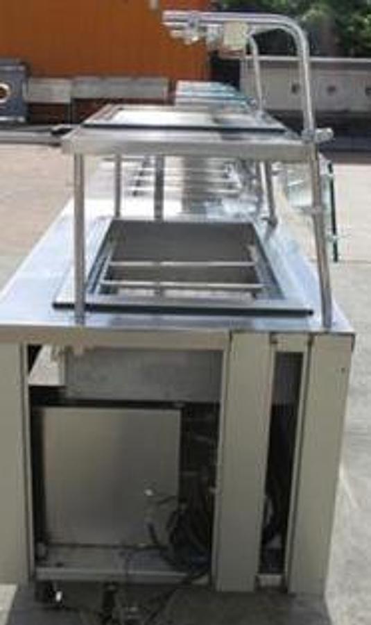Used Hot and cold buffet station 159" long