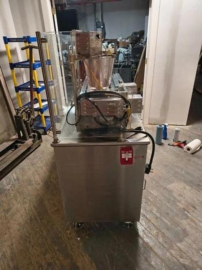 Used Lil Orbits Donut Machine Maker ~ W/ Cart, Hood & Fryer Ready to ROLL Doughnut! - VENTLESS SYSTEM