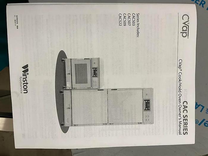 NEW CVAP Cook and Hold Oven (2017) | Winston | Model # CAC509 - NEW - CLEARANCE ITEM