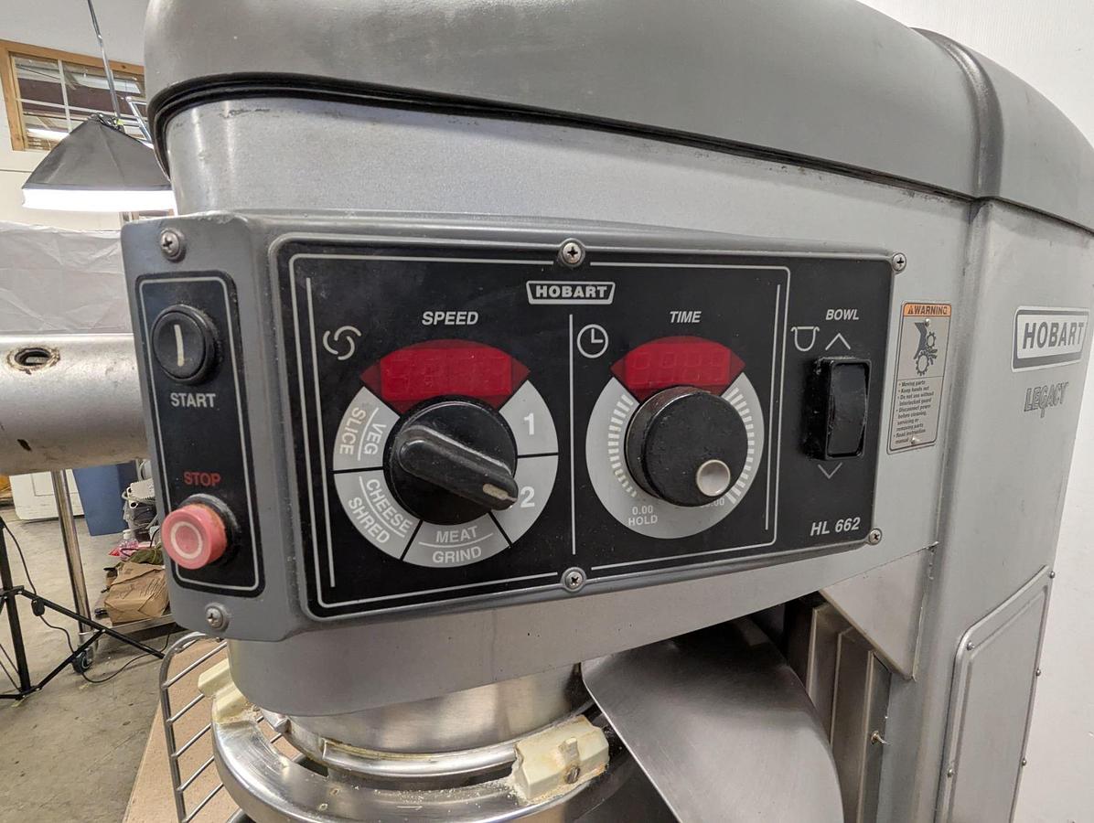 Used Hobart Legacy HL662-1STD 60qt Planetary Floor Pizza Mixer
