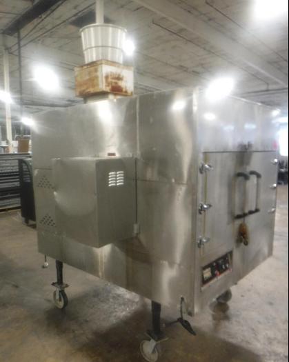 Refurbished SOUTHERN PRIDE 52.5" X 75" GAS LP WOOD BURNING BBQ PIT SMOKER