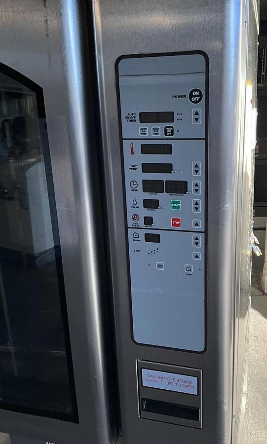 Used Baxter Hobart gas mini rack oven steam injected stand bakery Pastry OV310G pan