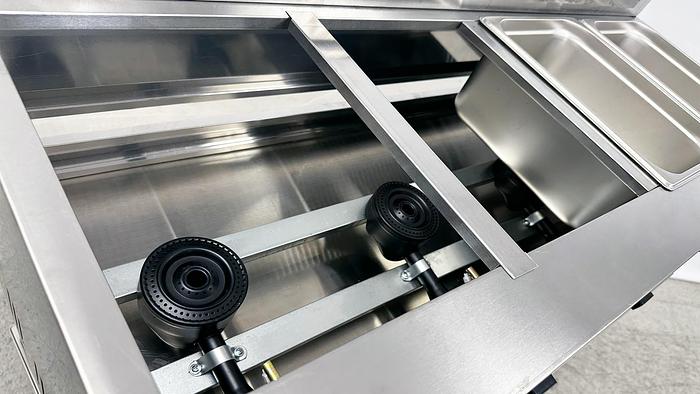 4 COMPARTMENT DEEP FRYER - GAS - PROPANE -OUTDOOR USE ONLY