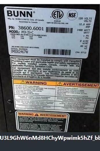 Used Bunn Hot Powder Beverage Dispenser