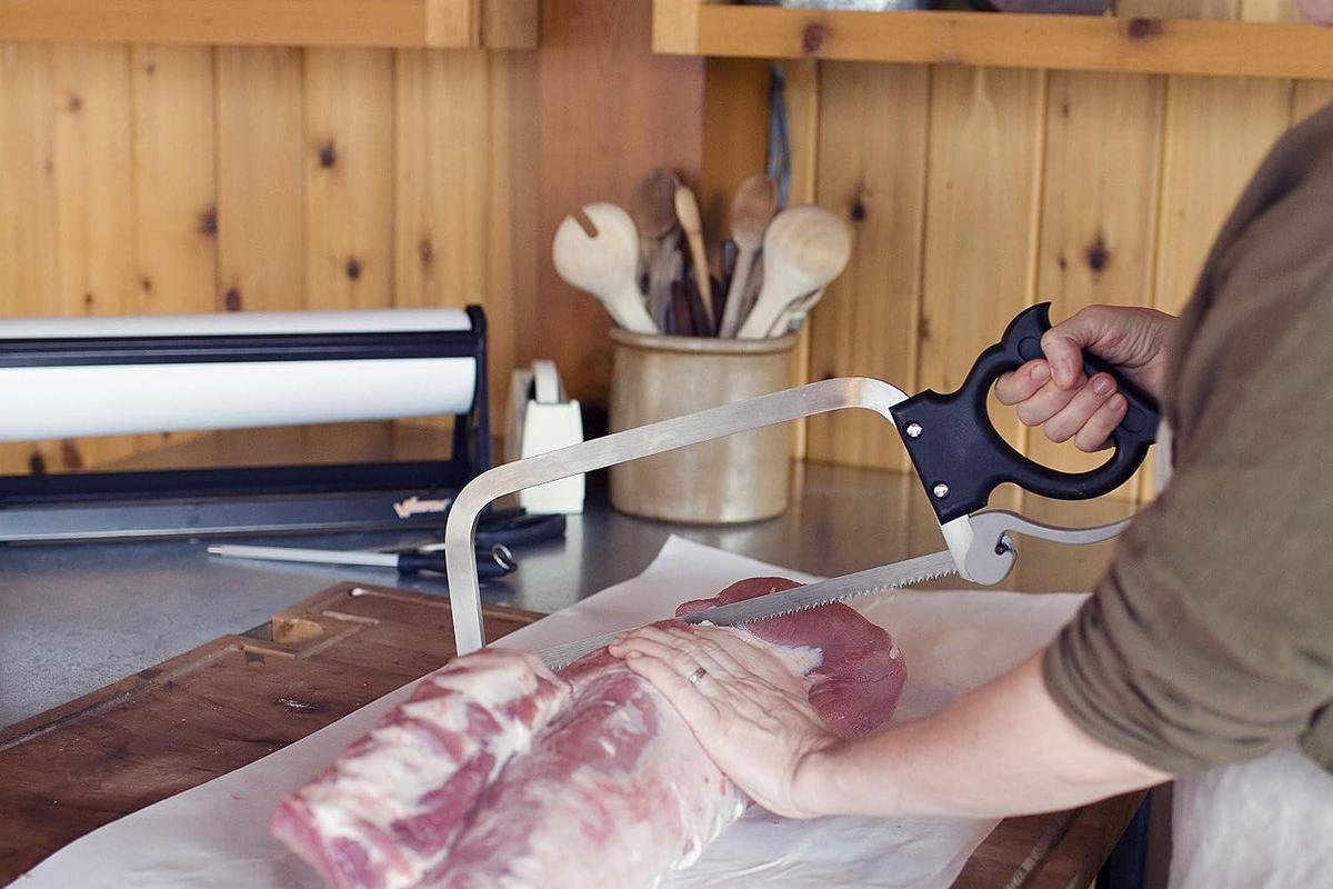 Used Weston Butcher Saw with 16-Inch Stainless Steel Blade