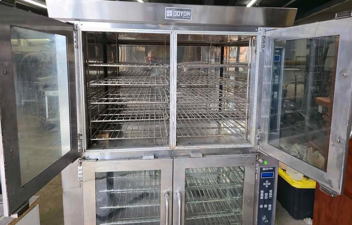 Used DOYON MODEL JA20 DOUBLE CONVECTION OVEN - PRODUCTION UNIT