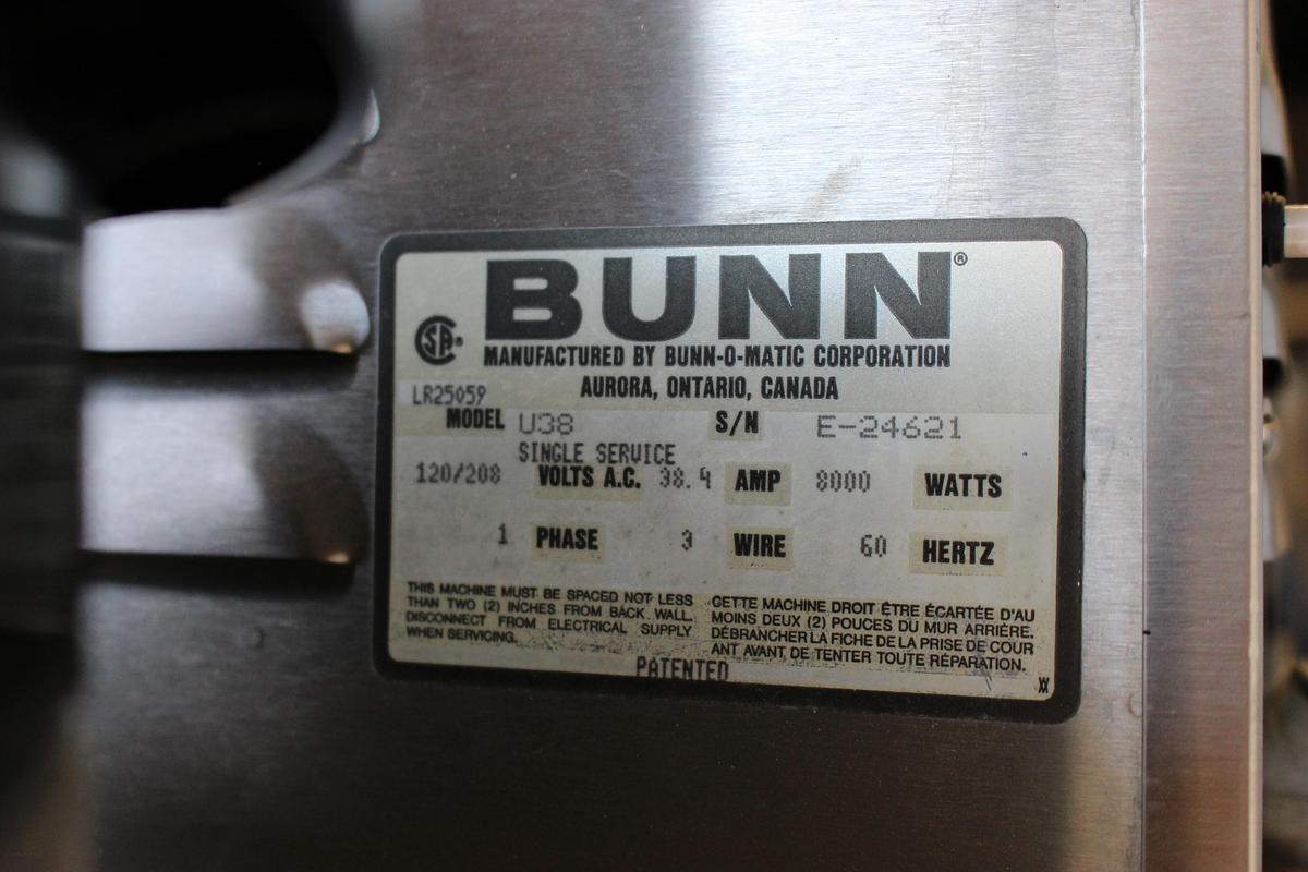 Refurbished Bunn coffee dispenser with hot water