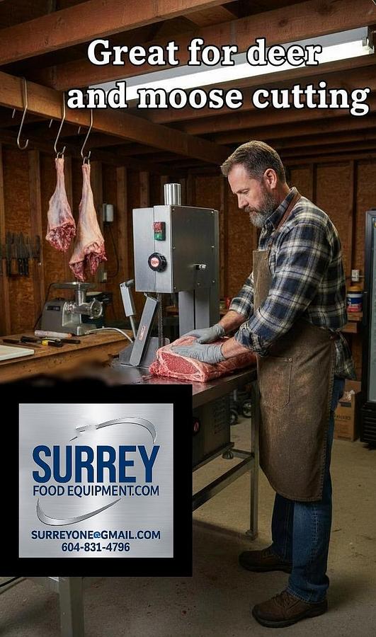 All Stainless Steel Tabletop Band Saw with 65″ Blade Length and 1 HP Motor