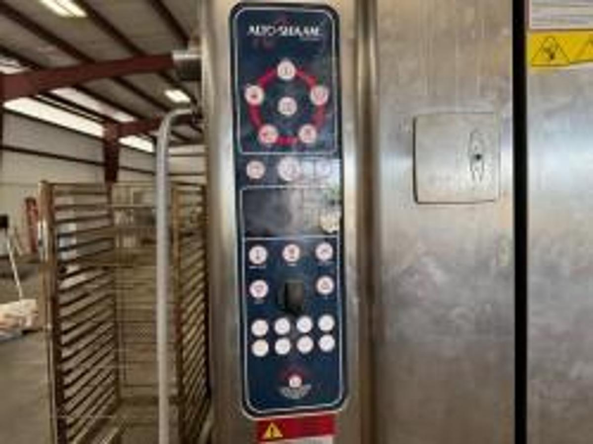 Used Alto Shaam Combi Oven Smoker Gas 20 Pan Roll in Rack Modedl 20.20 ESG