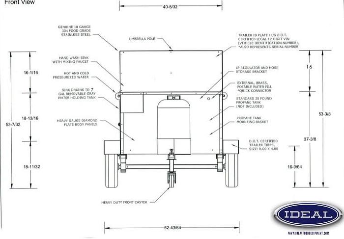 Super duper hot dog cart - financing available