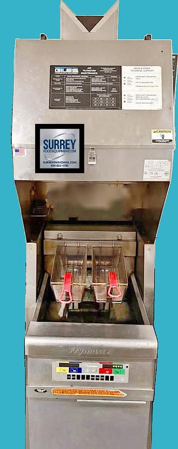 Used Ventless Giles 2 basket deep fryer 