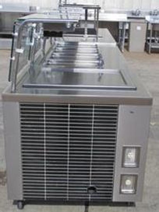 Used Hot and cold buffet station 159" long