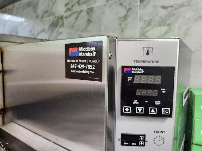 Used Middleby Marshall double gas stack conveyor ovens - Model PS540G - 16 MONTHS OLD