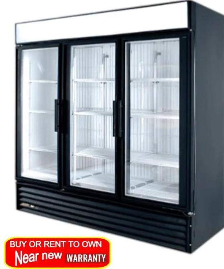 Used True GDM-72F 3 Glass Door Freezer - Refurbished