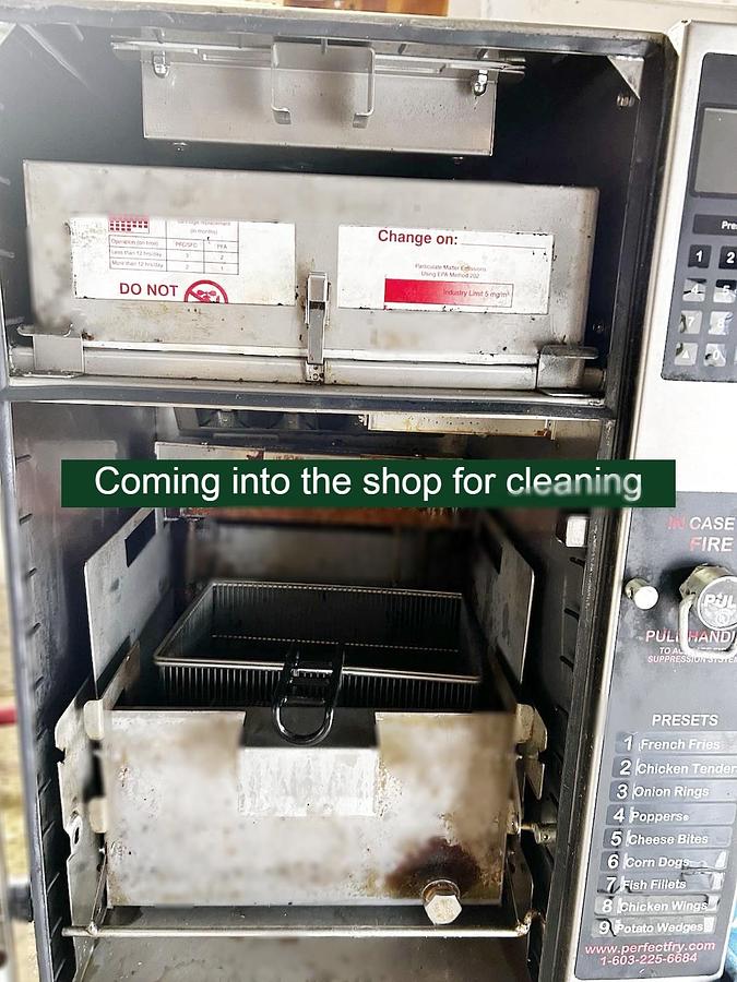 Used Perfect Fry Company Pfc187 Ventless Hoodless Countertop Deep Fryer 120 Volt