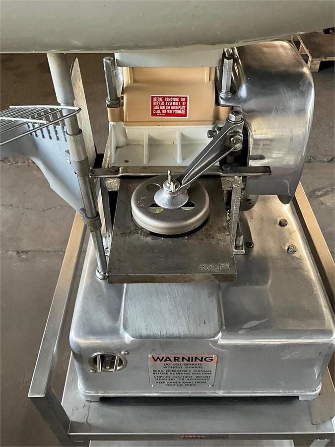 Used Hollymatic Super 54 hamburger patty machine