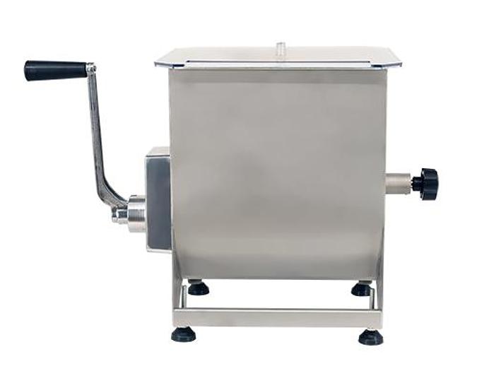 Stainless Steel Manual Non-Tilting Meat Mixer 44 lbs
