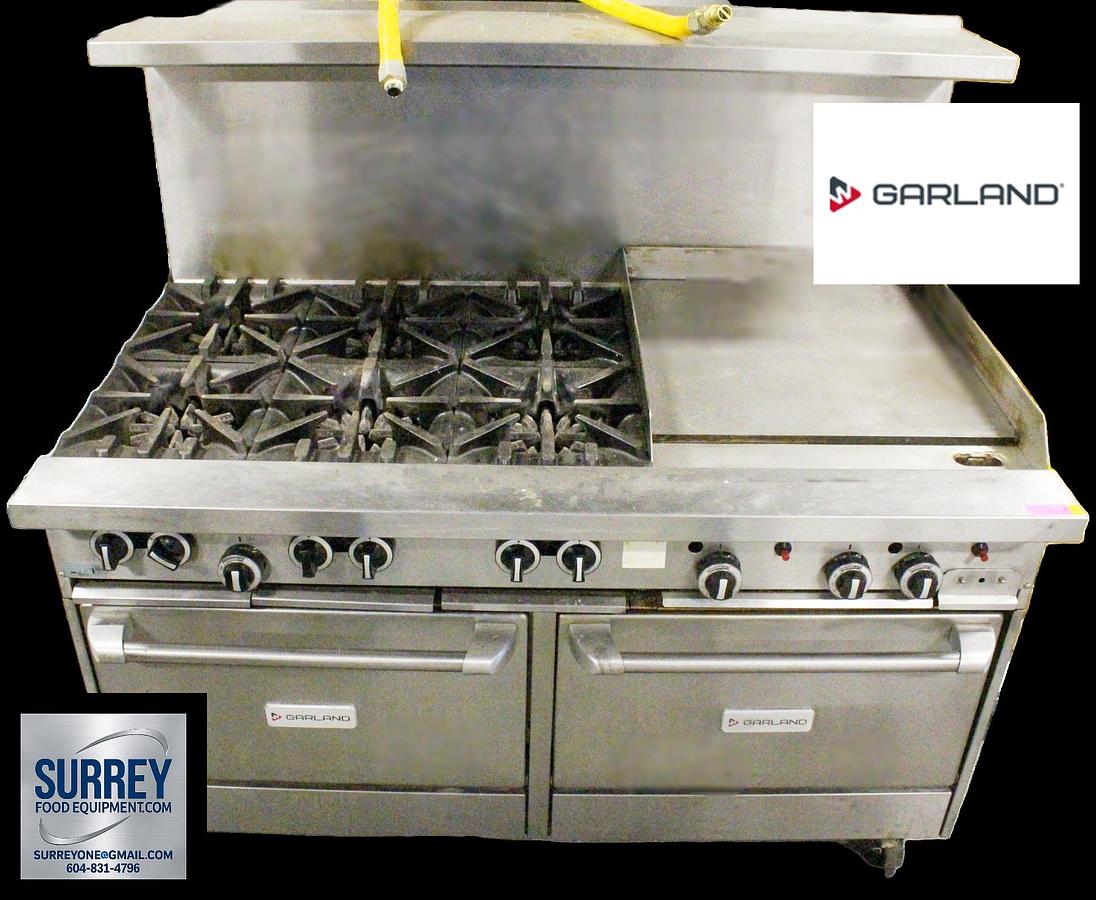Used GARLAND S/S 6-BURNER RANGE GAS