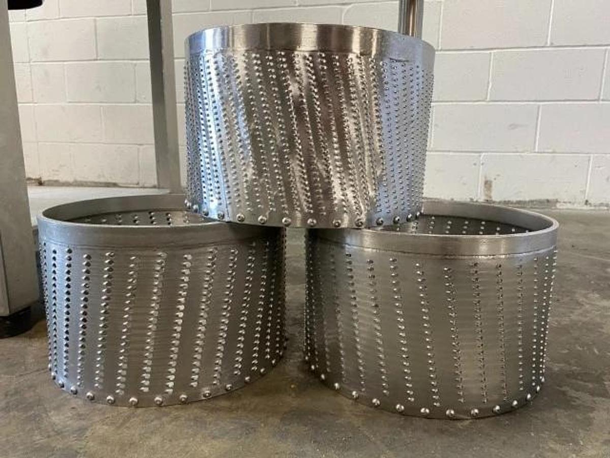 Used  Rotary Cheese Grater - 3 grating cylinders