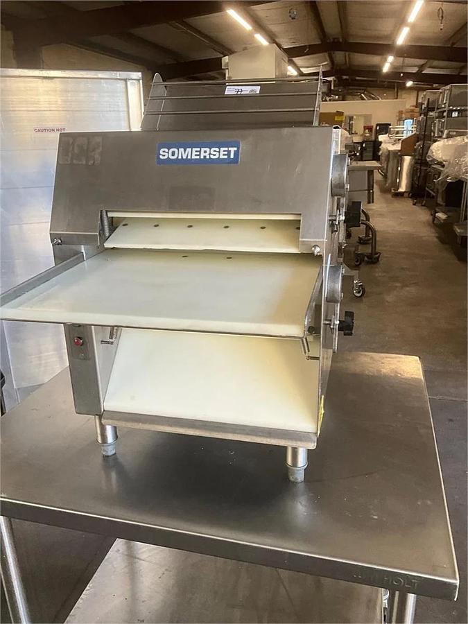 Used Somerset countertop dough sheeter roller