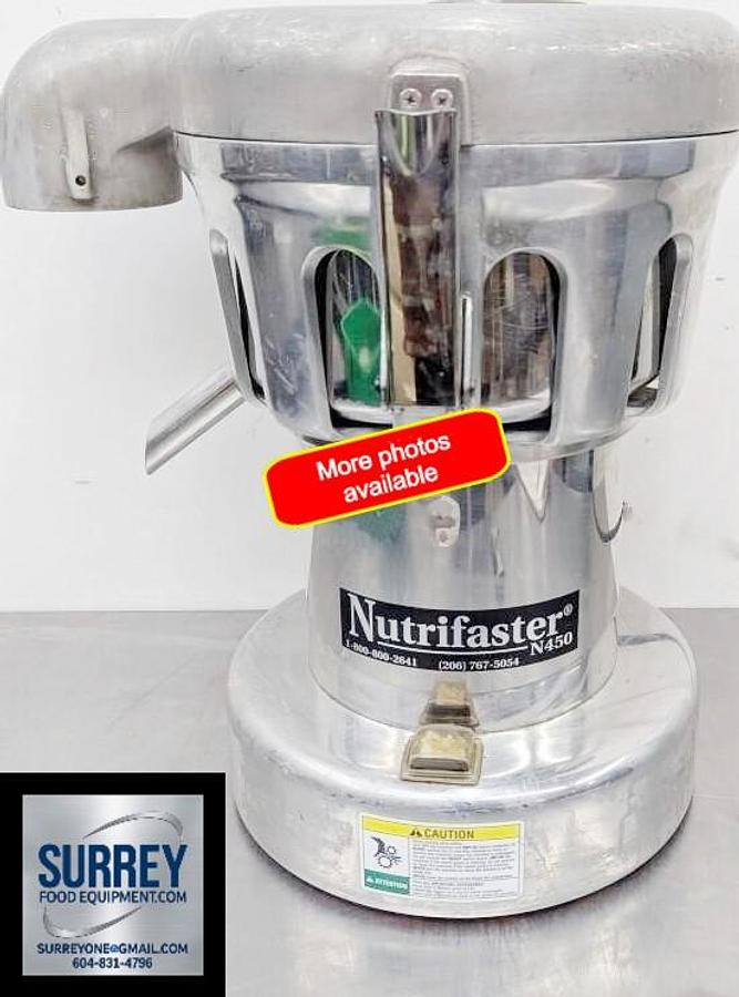 Used NUTRIFASTER N450 COMMERCIAL JUICE EXTRACTOR 110V