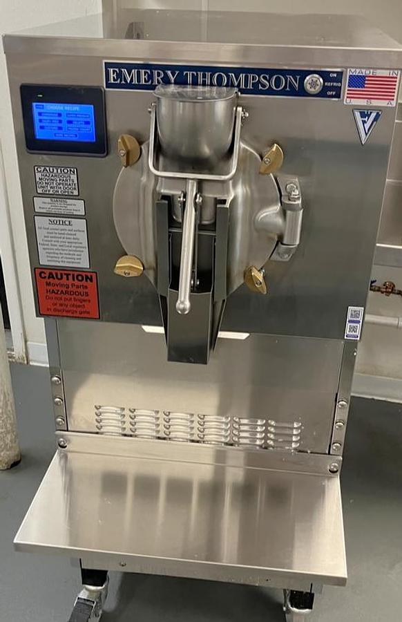Used 2025 Emery Thompson 24Qt Comm. Batch Freezer - LIKE NEW