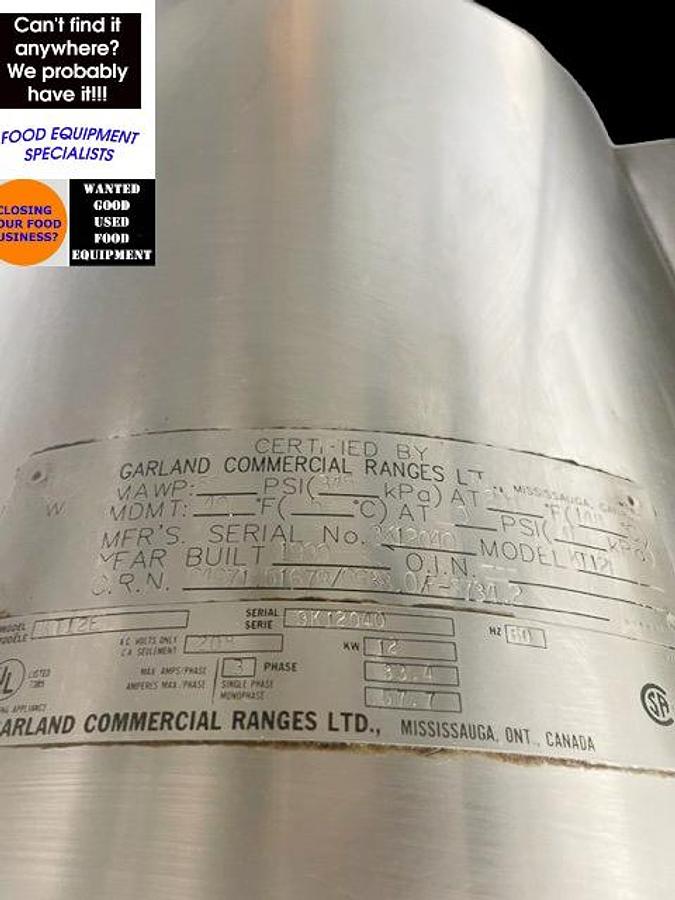 Used Cleveland Tilting Electric Kettle - 40 litre