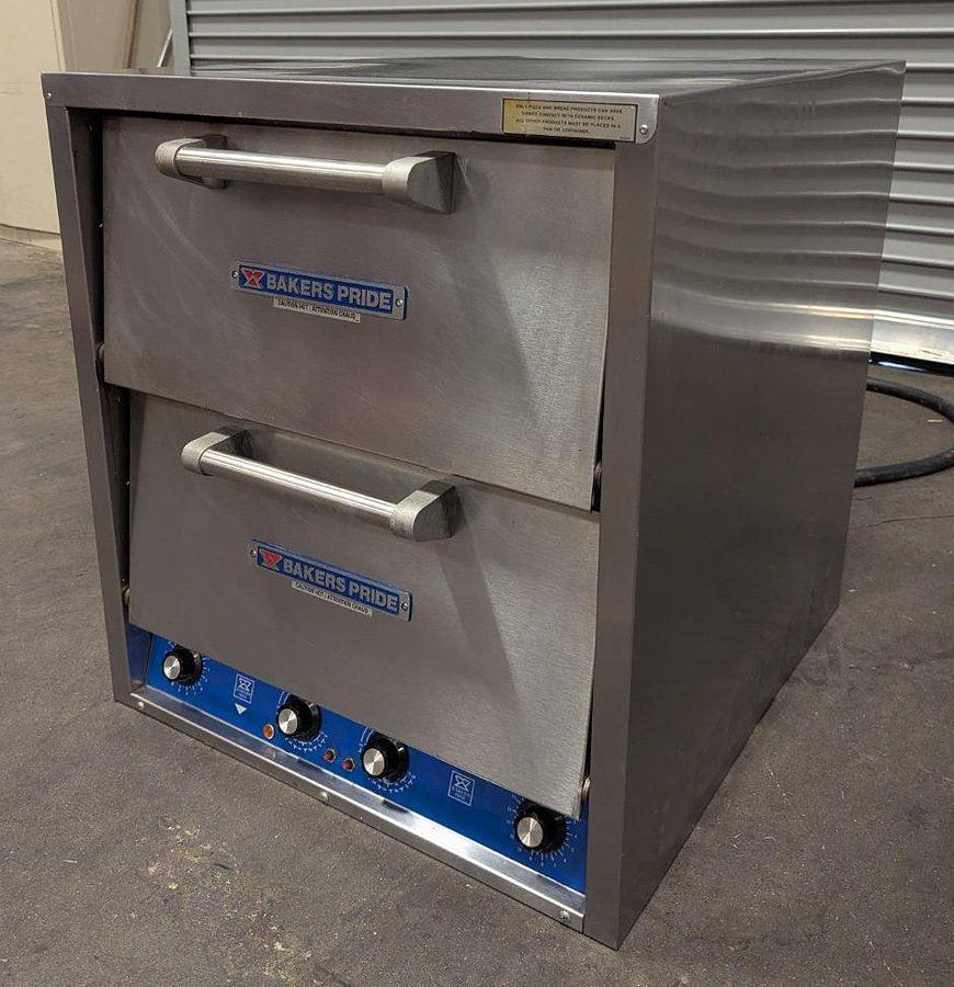 Used Bakers Pride P44-BL Brick Lined Countertop Electric Pizza Oven - PERFECT FOR PIZZA 