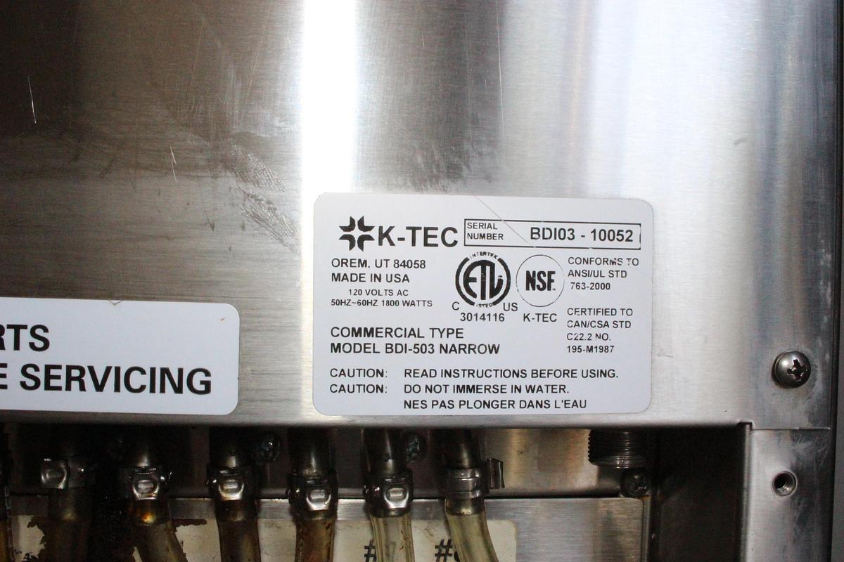 Used K-Tec Blendtec BDI-503 Narrow Blender Drink Mixe