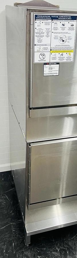 Used Groen SmartSteam 100 Double Natural Gas Boilerless Convection Steamer (2) SSB-5G