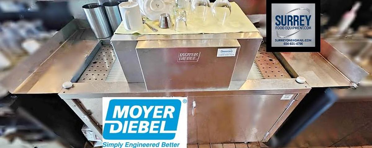 Used Moyer Diebel Commercial Glass Washer – pass thru– 208/240V –