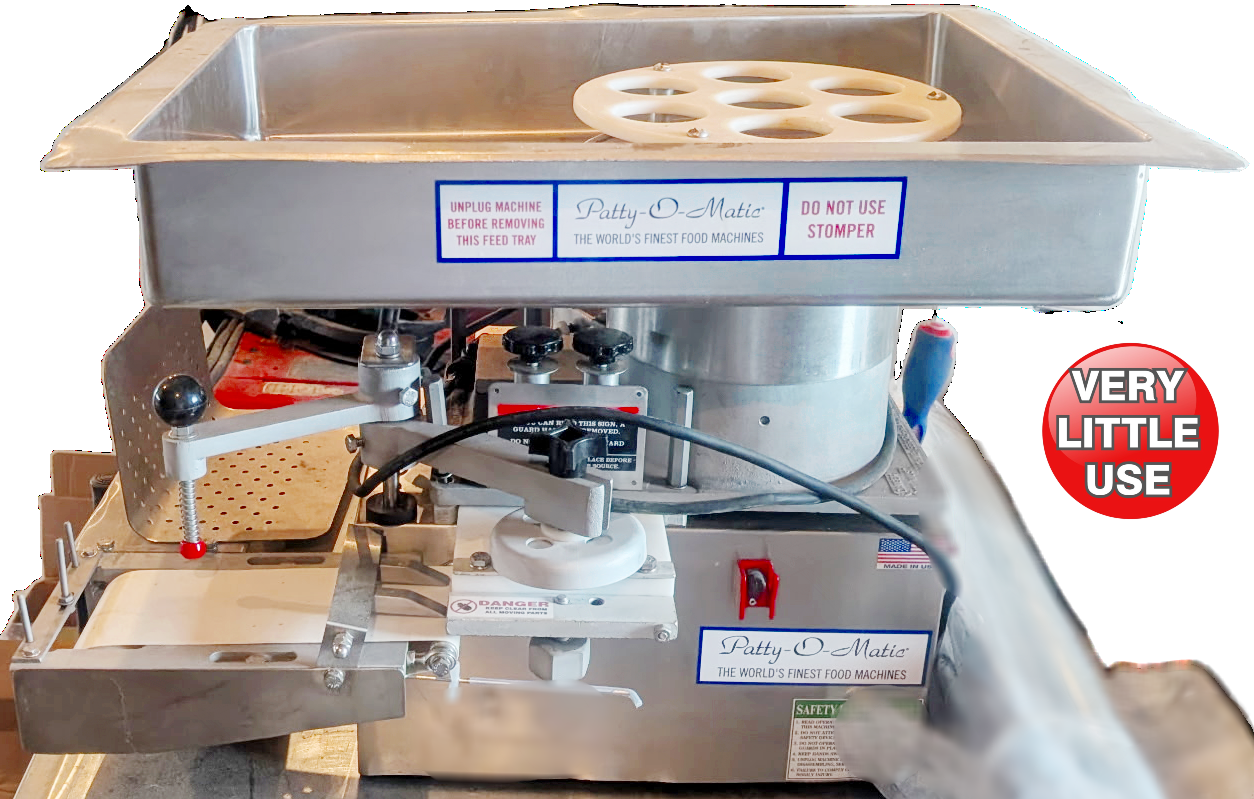 Used Patty-o-matic burger press maker
