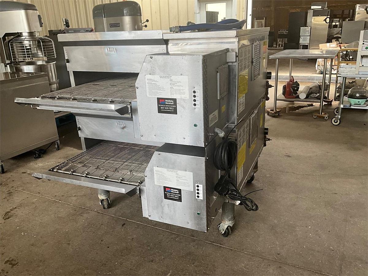 Used 2023 Middleby Marshall gas conveyor double oven - PS638G