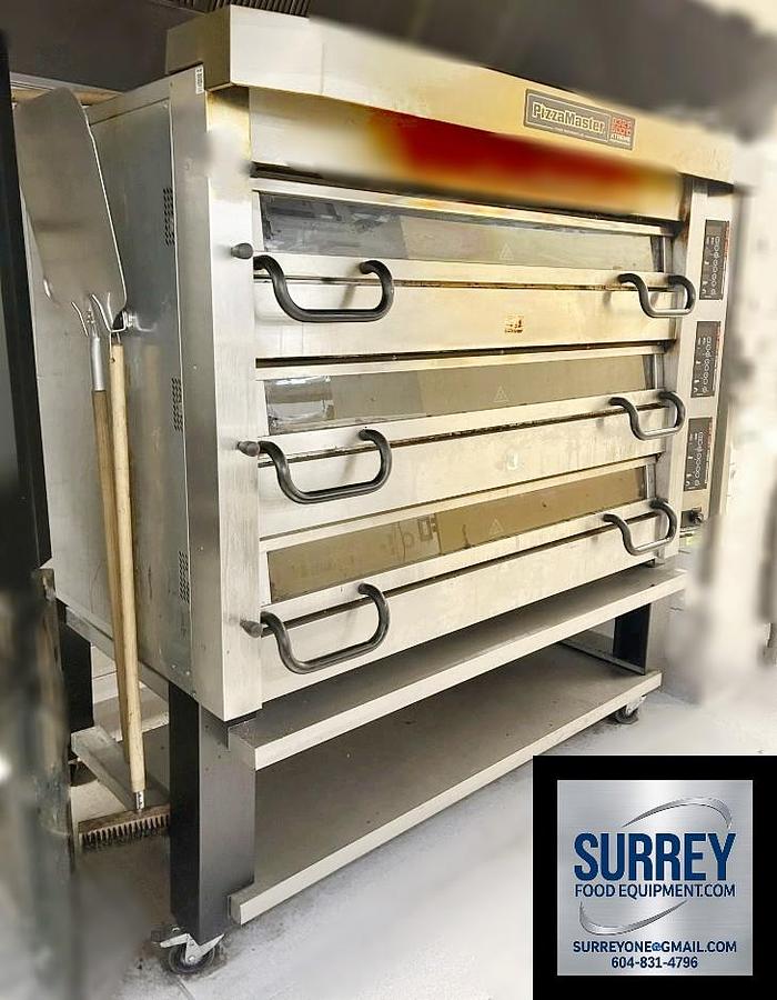 Used PIZZA MASTER 3 DECK ELECTRIC PIZZA OVEN