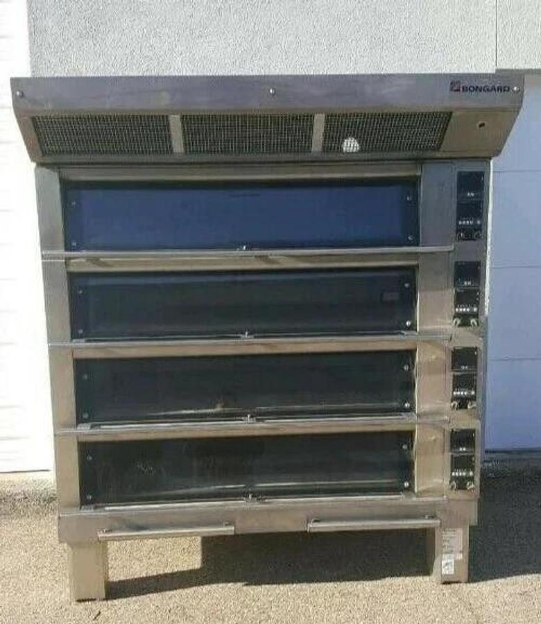 Used BONGARD M4 SOLEO 4 DECK BAKERY PIZZA OVEN with STEAM Injection