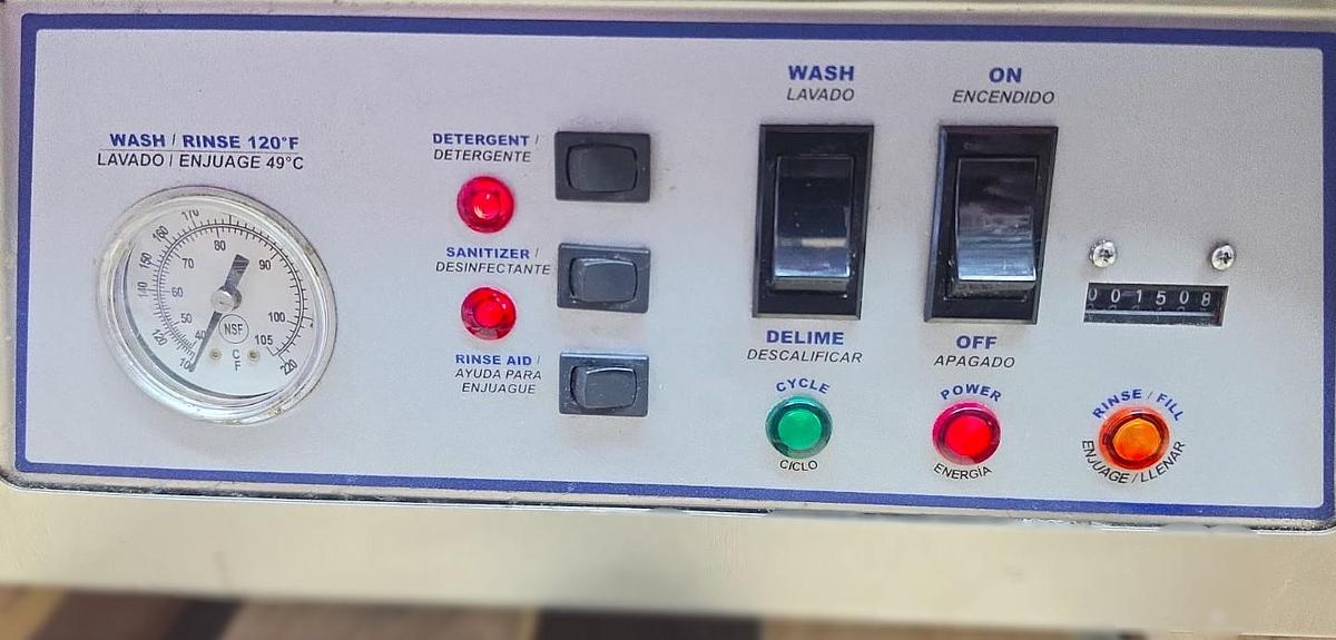 Used Jackson Undercounter Low Temperature Energy Efficient Dishwasher DISHSTAR LT