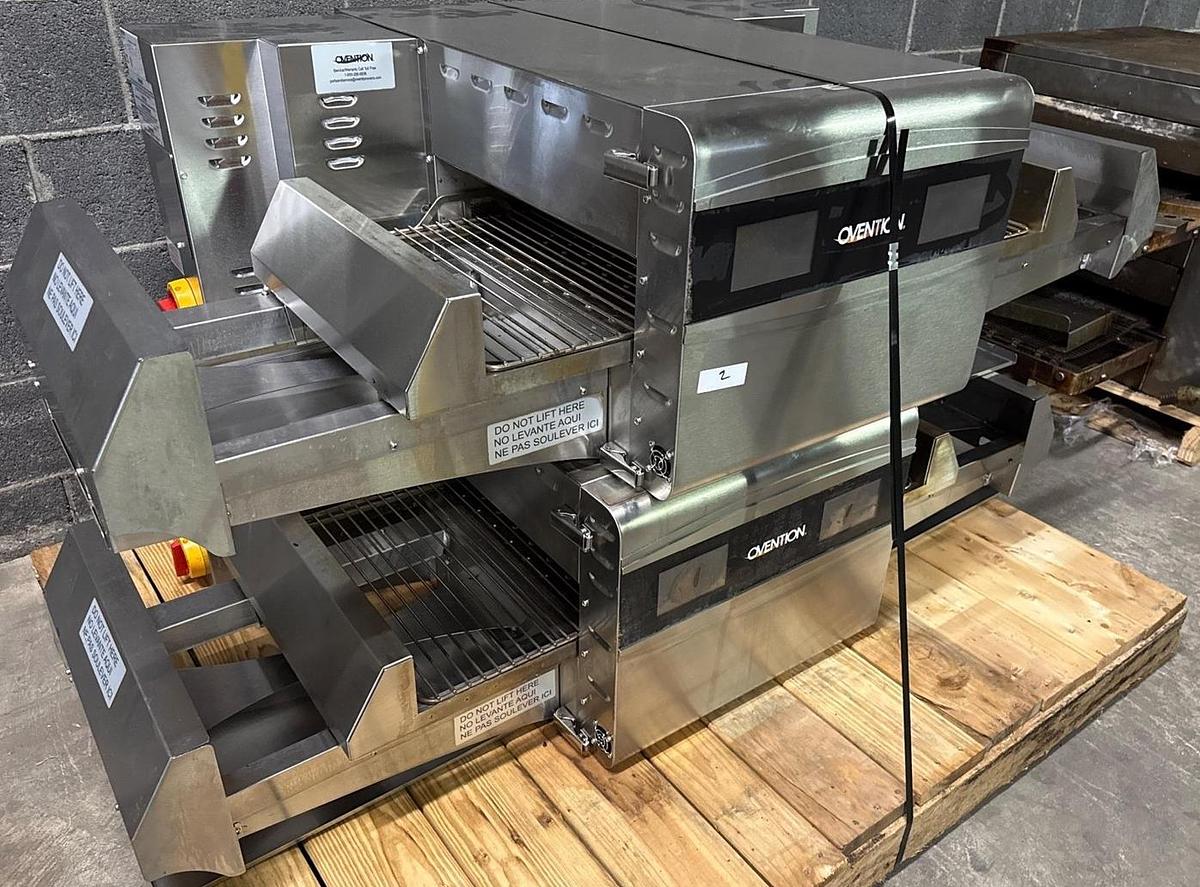 Used Like New! Ovention M1718 Dbl Stack Ovens -VENTLESS