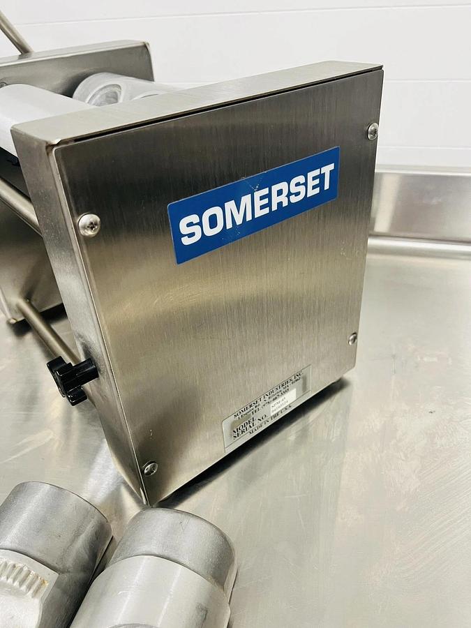Used Somerset SPM-45 Manual Pastry & Turnover Machine + 3 Die Sets