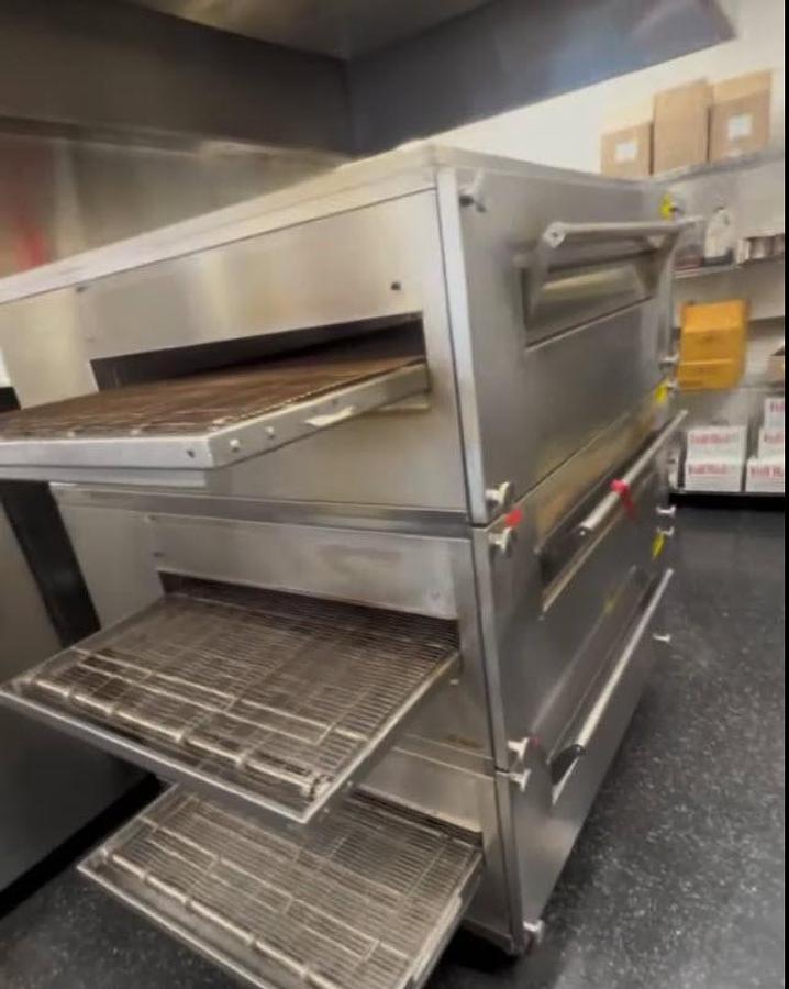 Used Triple stacked gas XLT Conveyor Ovens - SEE VIDEO