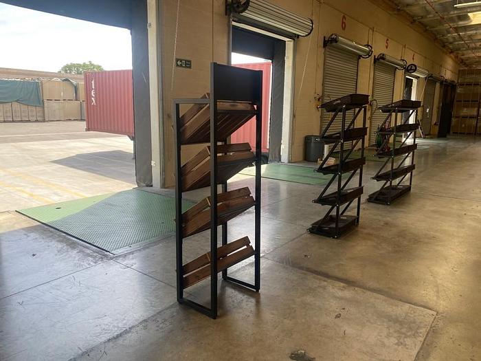 Supermarket convenience snack store display- wood look - SEE VIDEO