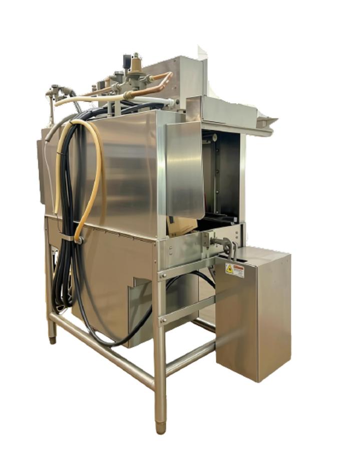 Used American Dish Service Model: ADC-44 High R-L Dishwasher with Ecolab Rinse Agent System and Hood Unit