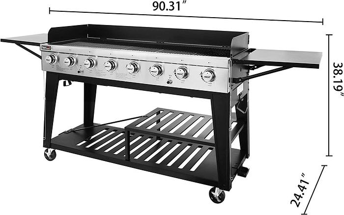 Commercial Grade Portable Propane Gas Big Event BBQ Grill