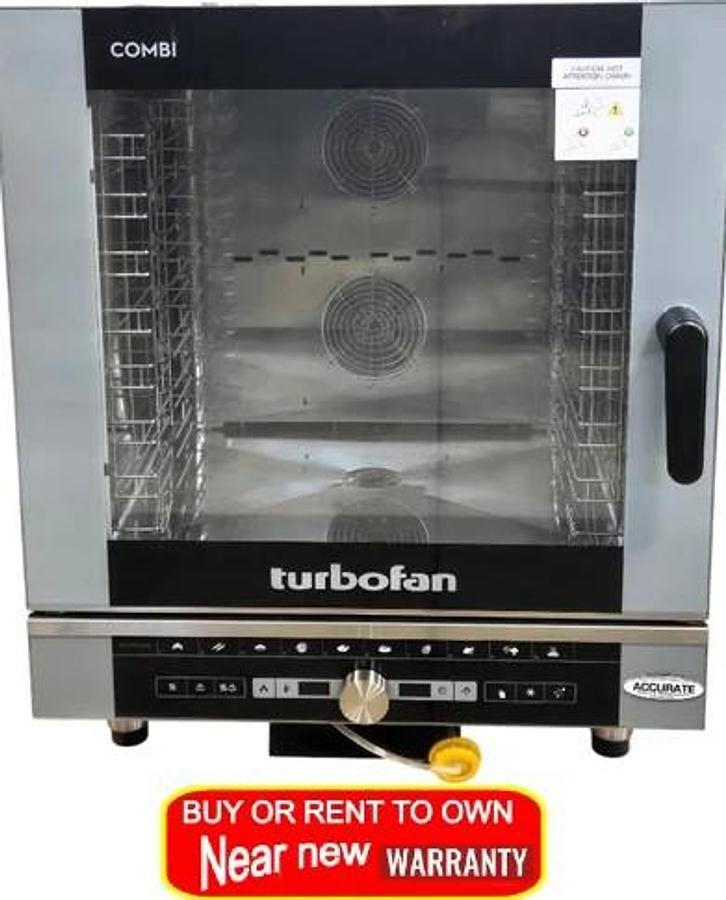 Used Turbofan EC40D7US Full Size 7 Tray Digital Electric Combi Oven