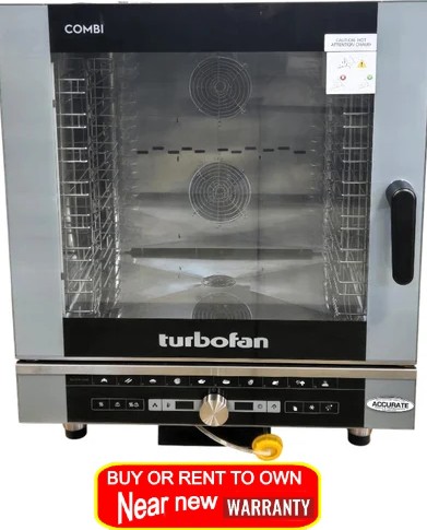 Used Turbofan EC40D7US Full Size 7 Tray Digital Electric Combi Oven